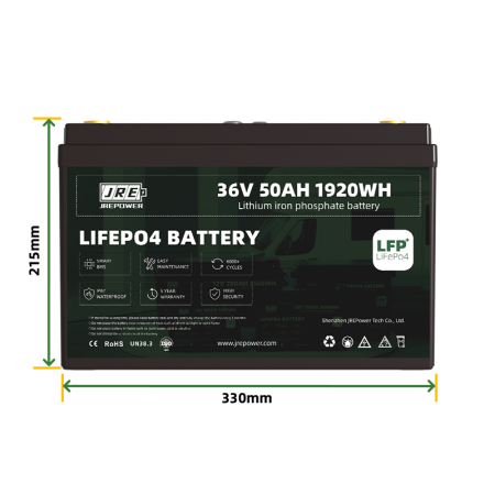 36V 50Ah 1920Wh LFP LiFePo4 Energy Storage Battery 36V 50Ah 1920Wh LFP LiFePo4 Energy Storage Battery