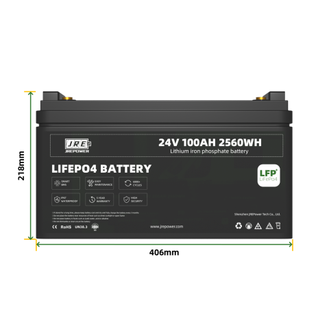 24V 100Ah 2560Wh LFP LiFePo4 RV Marine Battery 24V 100Ah 2560Wh LFP LiFePo4 RV Marine Battery