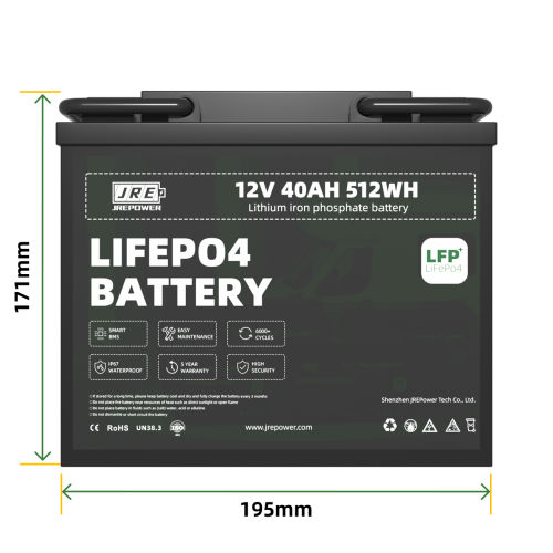 12V 40Ah 12V Deep Cycle Battery Energy Storage Battery 12V 40Ah 12V Deep Cycle Battery Energy Storage Battery