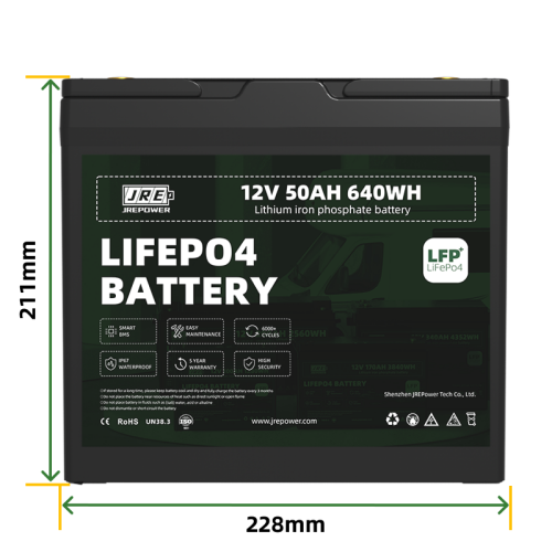 12V 50Ah 12V Deep Cycle Battery Energy Storage Battery 12V 50Ah 12V Deep Cycle Battery Energy Storage Battery